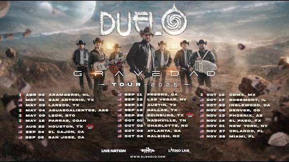 Duelo tour poster — 2026